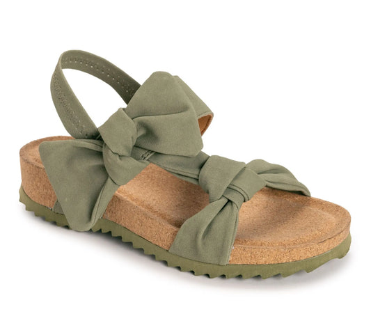 Muk Luks Sandals with Bow Detail -Pansy