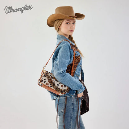 Auction Product-Wrangler Small Women'S Shoulder Bags Purses Leopard Clutch Hobo Tote Handbag with Acrylic Chain
