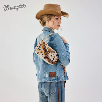 Auction Product-Wrangler Small Women'S Shoulder Bags Purses Leopard Clutch Hobo Tote Handbag with Acrylic Chain