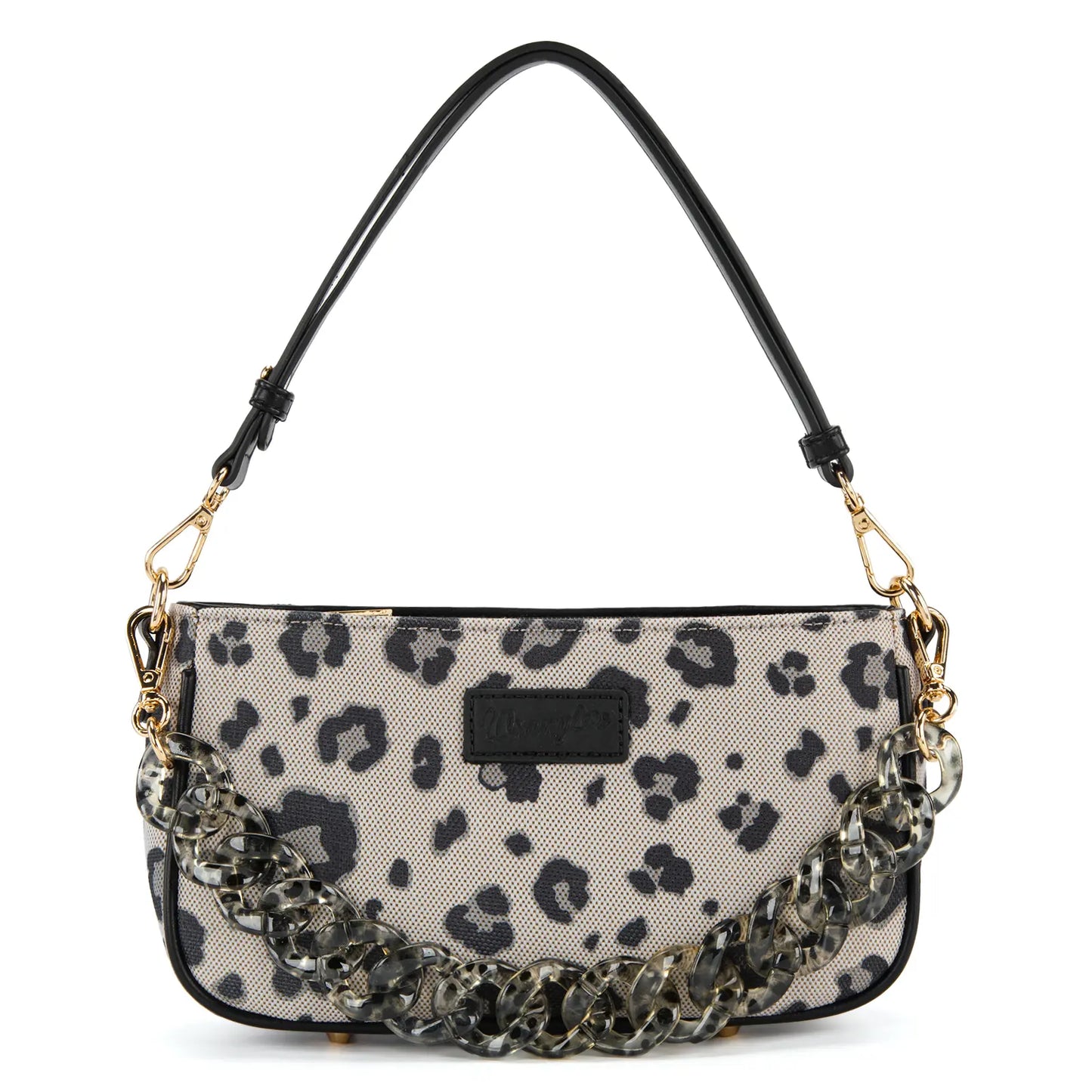 Auction Product-Wrangler Small Women'S Shoulder Bags Purses Leopard Clutch Hobo Tote Handbag with Acrylic Chain